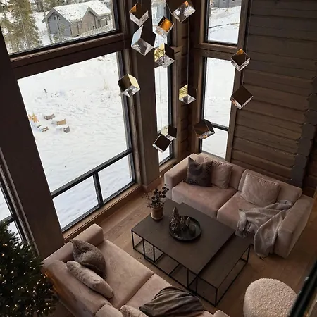 Дом отдыха New Exclusive - Panoramic View With In-out, Kvitfjell Varden Рингебу