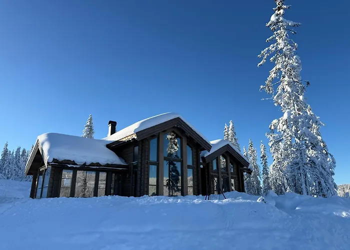 בית נופש New Exclusive - Panoramic View With In-out, Kvitfjell Varden